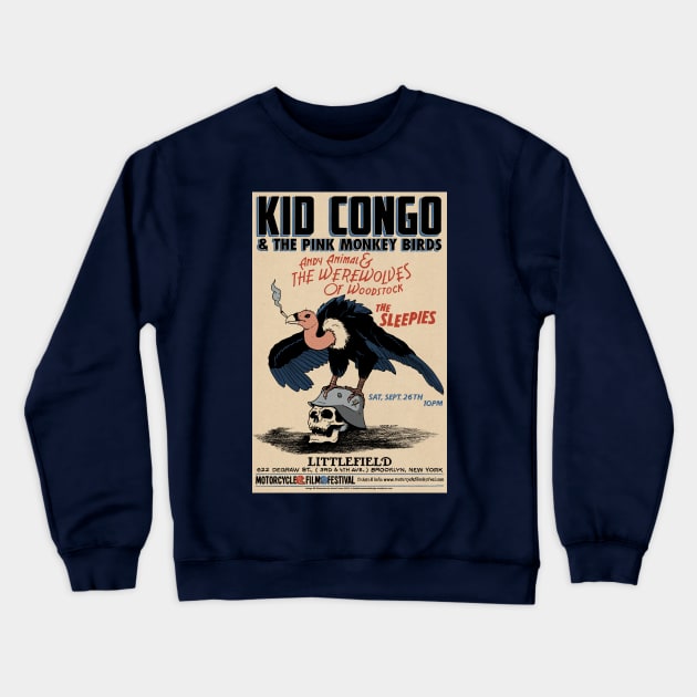 Kid Congo Crewneck Sweatshirt by RisingAboveBedlam